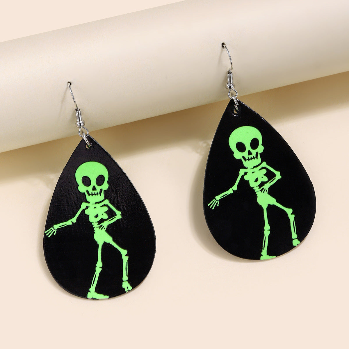 Personalized Halloween Luminous Earrings Skull