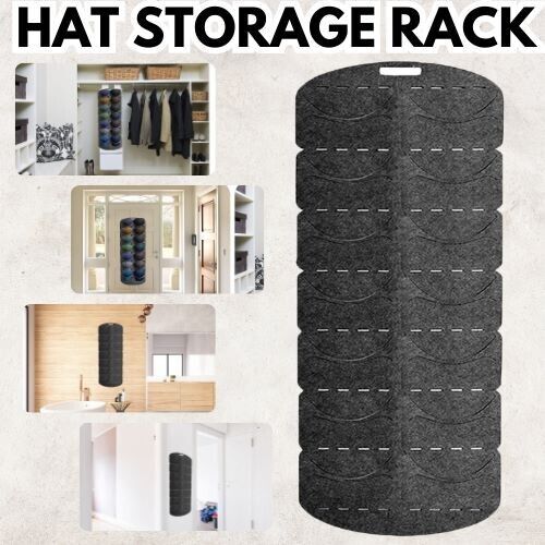 Hat Rack Organizer Baseball Holder Storage Cap Hanger Door Wall Coat Caps Stands