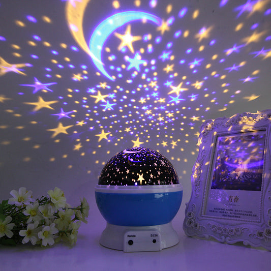 Star Light Projector Dream Rotating Romantic Starry Ball Atmosphere Led Children Night Light Christmas